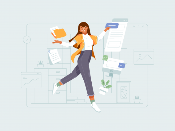 Happy Worker Illustration by Greative